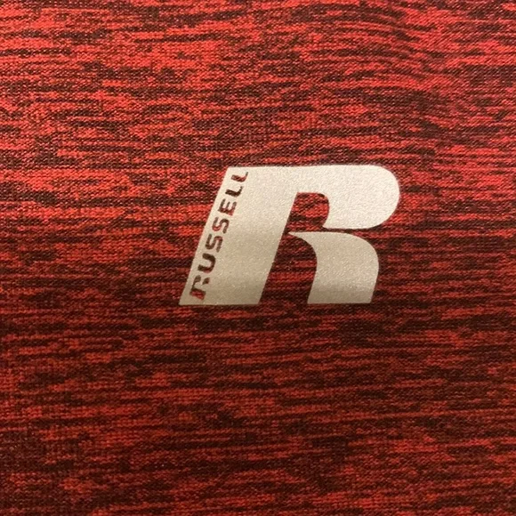 Red Russell Kids Thermal Dri-Power 360 Longsleeve Shirt - Picture 3 of 7